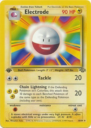 Electrode - 18/64 - Rare - 1st Edition